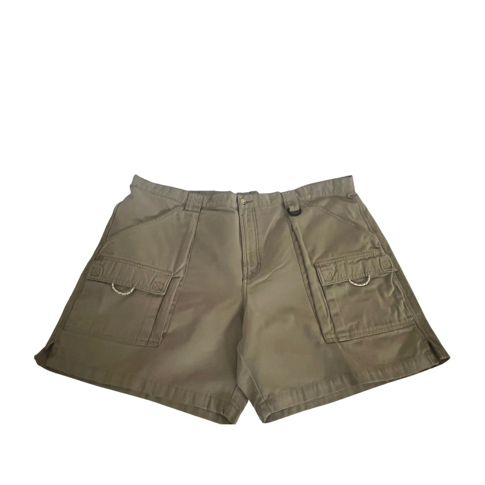 Columbia PFG Cargo Shorts Tan Khaki Cotton Canvas Fishing Hiking Mens XXXL
